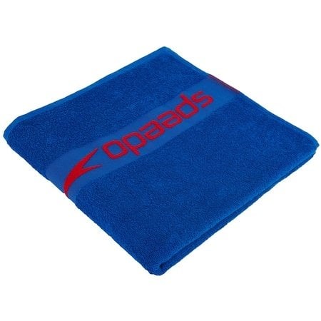 SPEEDO BORDER TWL NEON BLUE LAVA RED