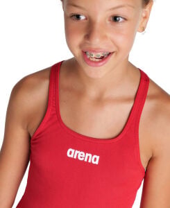 ARENA SOLID KIZ ÇOCUK YÜZÜCÜ MAYOSU 004762450