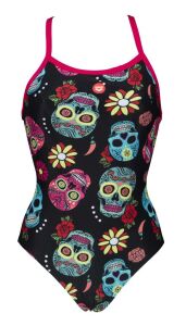 ARENA CRAZY SKULLS CARNIVAL KADIN YÜZÜCÜ MAYOSU 004045500