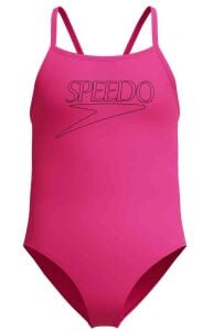 SPEEDO ENDURANCE PLUS LOGO KIZ ÇOCUK YÜZÜCÜ MAYOSU 8-A000207004
