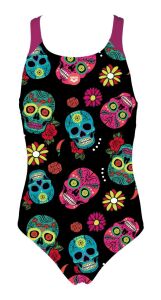 ARENA CRAZY SKULLS CARNIVAL KIZ ÇOCUK MAYOSU 005008500