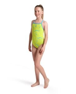 ARENA STAR GRAPHIC KIZ ÇOCUK YÜZÜCÜ MAYOSU 008369608