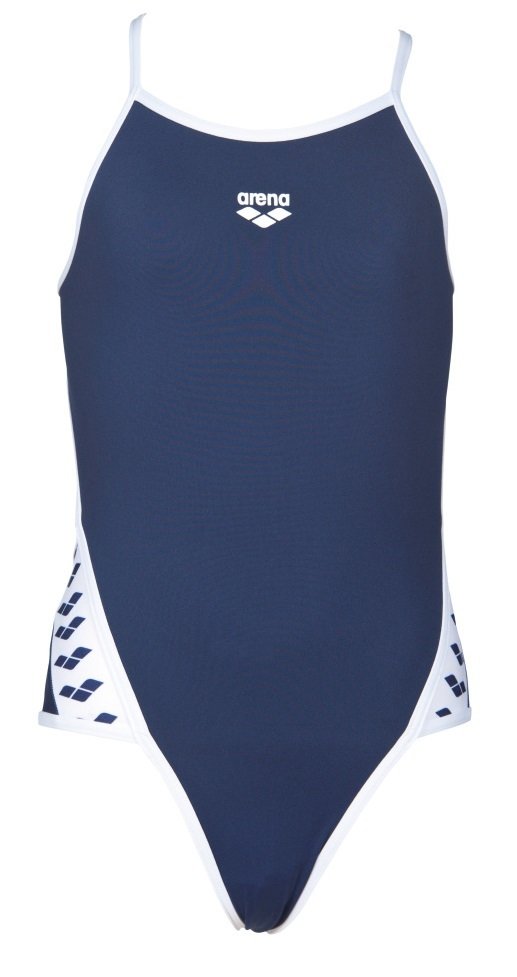 ARENA TEAM STRIPE KIZ ÇOCUK YÜZÜCÜ MAYOSU 001331701