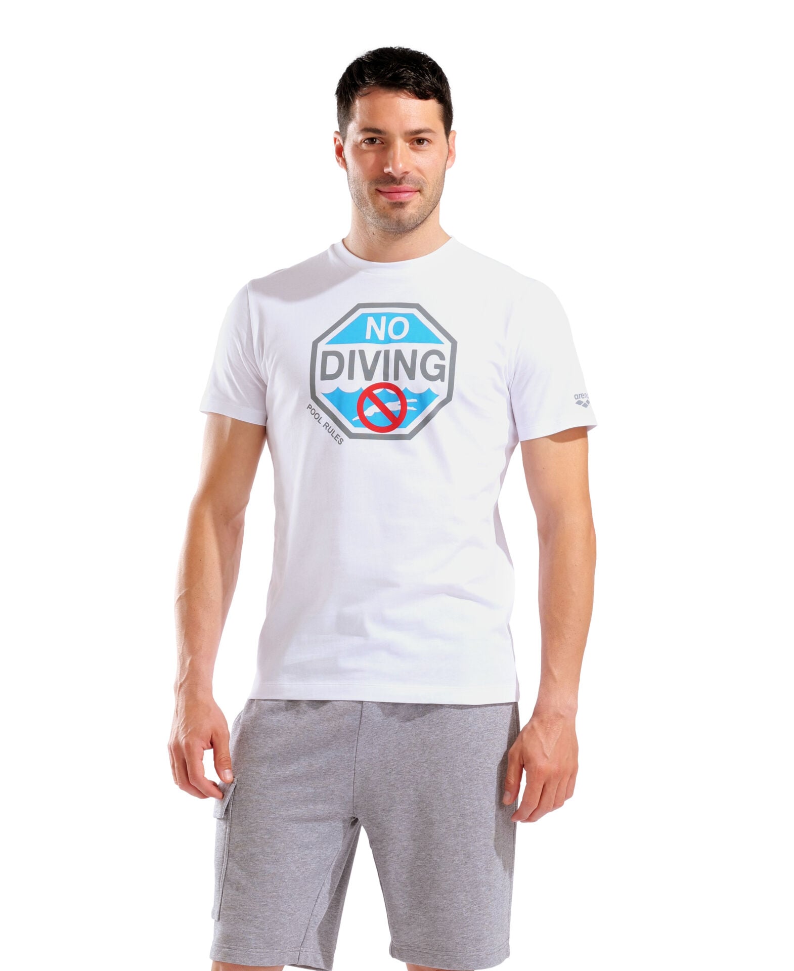 ARENA NO DIVING PRINT ERKEK T-SHIRT 011331100