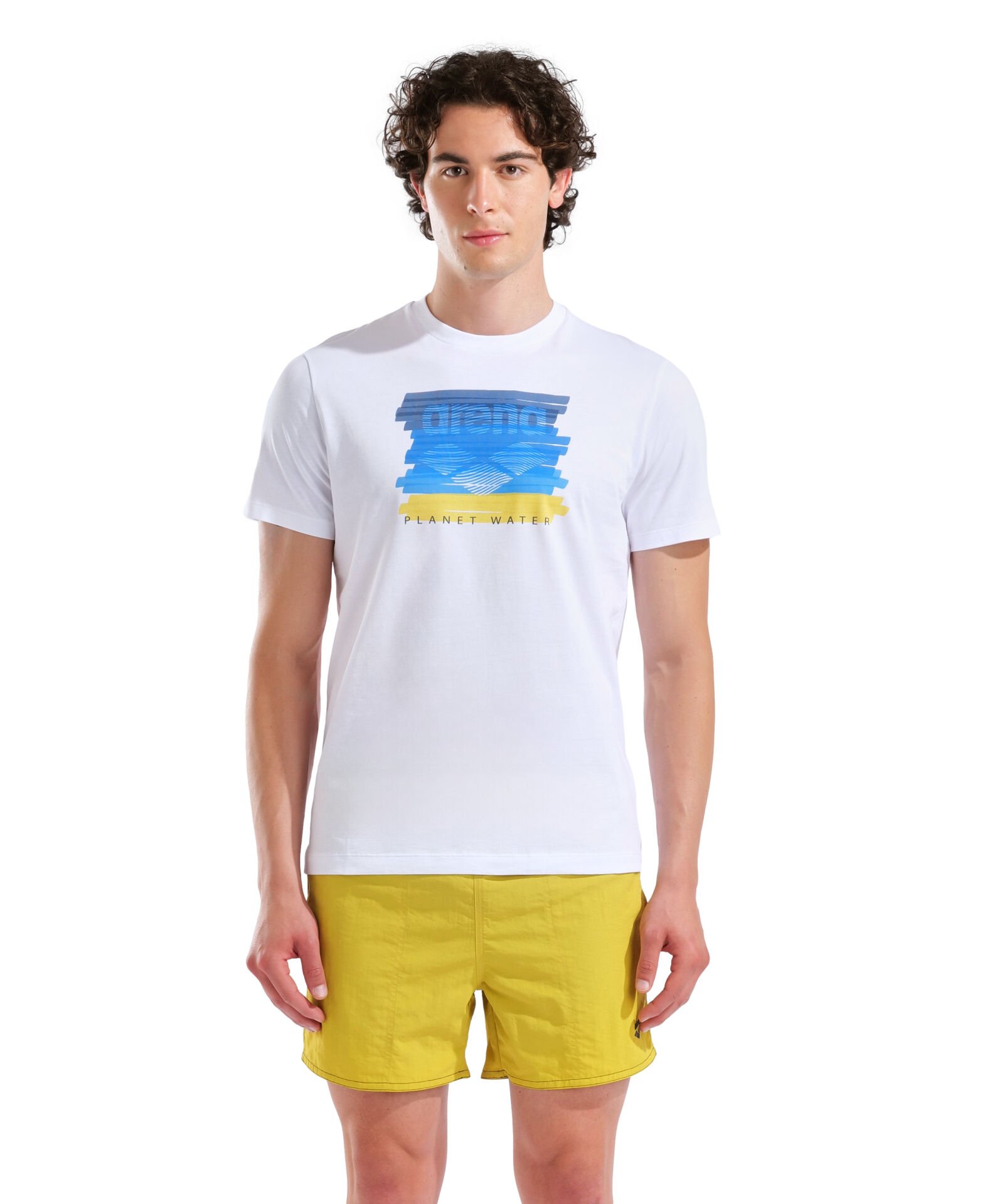 ARENA WATER PRINT ERKEK T-SHIRT 011001100