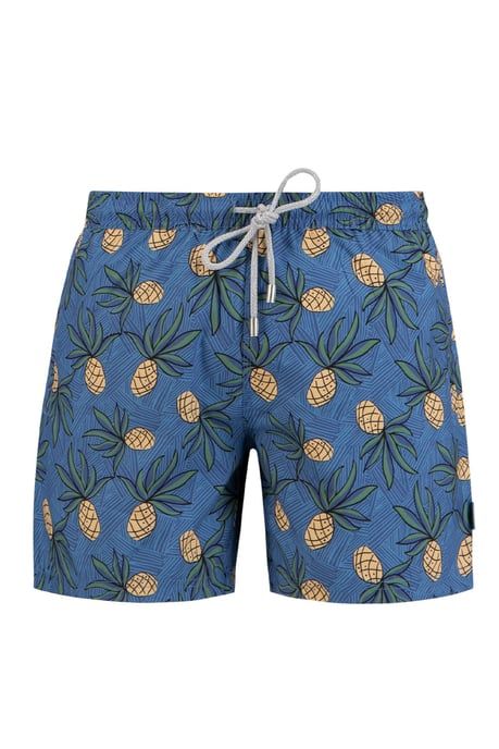 JOHN FRANK ERKEK ŞORT MAYO JFSS21SW39-PINEAPPLE BLUE