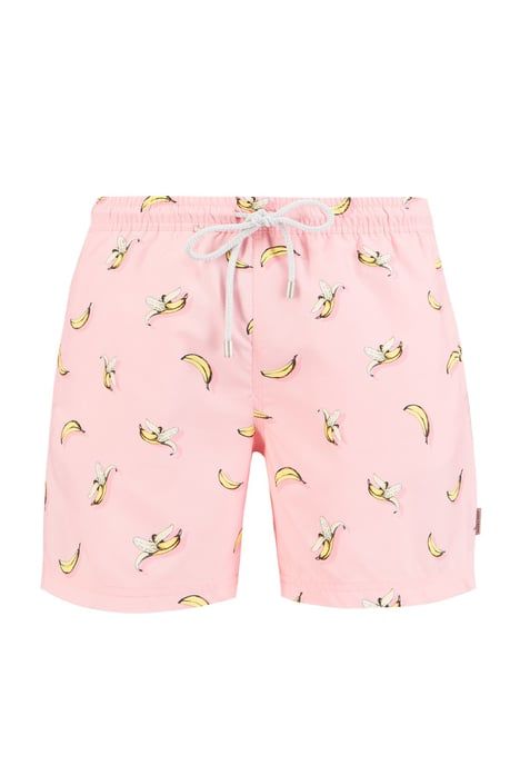 JOHN FRANK ERKEK ŞORT MAYO JFSS21SW54-BANANA PINK