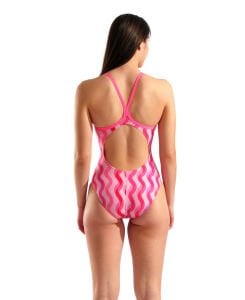 ARENA RIPPLE PRINT KADIN YÜZÜCÜ MAYOSU 010980990