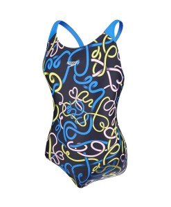 Speedo Allover Endurance10 Splashback - Laci/Mavi