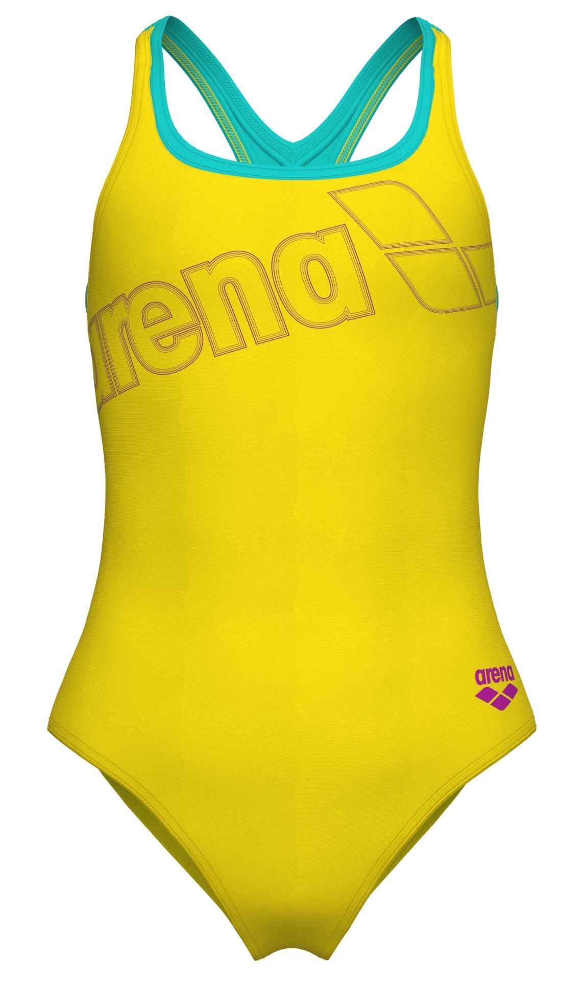 ARENA LOGO KIZ ÇOCUK YÜZÜCÜ MAYOSU 010287380