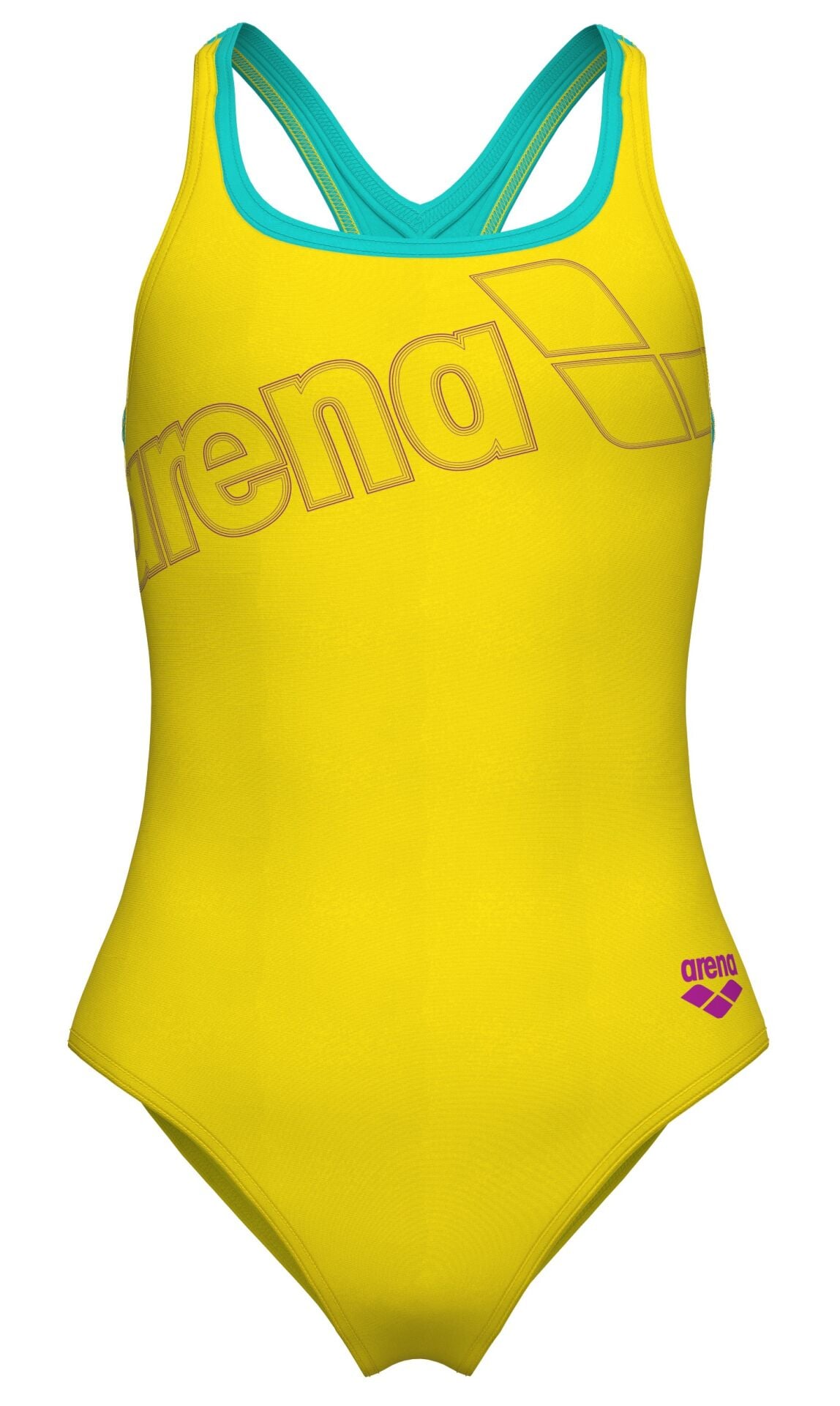 ARENA LOGO KIZ ÇOCUK YÜZÜCÜ MAYOSU 010287380