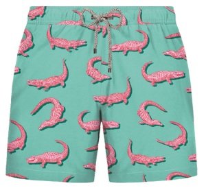 JOHN FRANK ERKEK ŞORT MAYO JFSS21SW41-CROCODILE BLUE