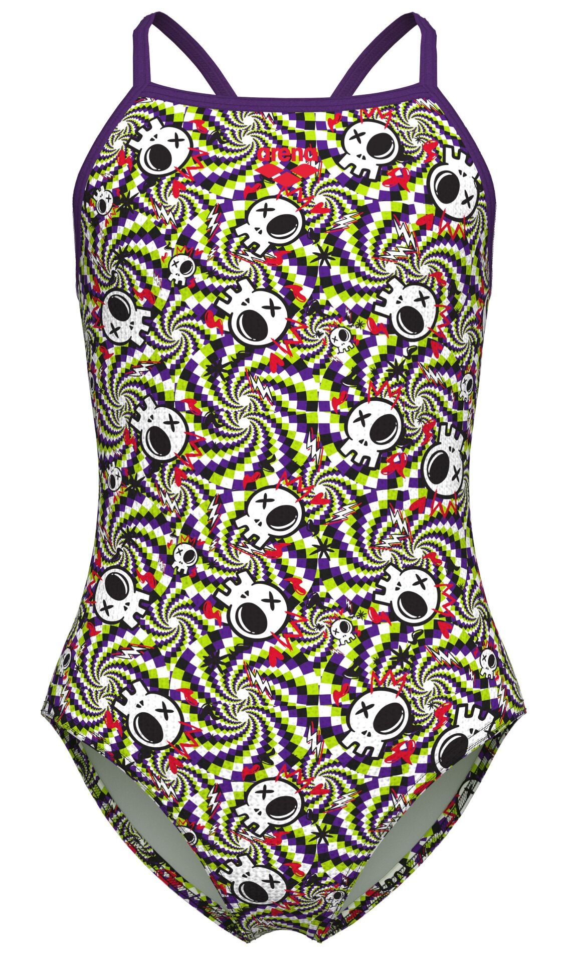 ARENA FUN SKULLS KIZ ÇOCUK YÜZÜCÜ MAYOSU 010284590