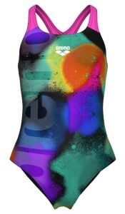 ARENA SPRAY PAINT KIZ ÇOCUK YÜZÜCÜ MAYOSU 010286590