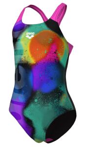 ARENA SPRAY PAINT KIZ ÇOCUK YÜZÜCÜ MAYOSU 010286590