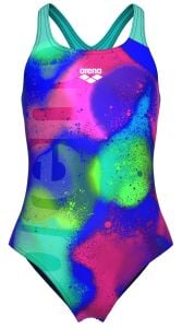 ARENA SPRAY PAINT KIZ ÇOCUK YÜZÜCÜ MAYOSU 010286740