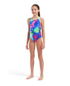 ARENA SPRAY PAINT KIZ ÇOCUK YÜZÜCÜ MAYOSU 010286740