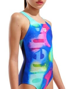 ARENA SPRAY PAINT KIZ ÇOCUK YÜZÜCÜ MAYOSU 010286740